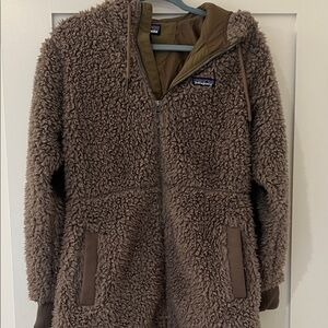 Patagonia Cozy Brown Sherpa Jacket